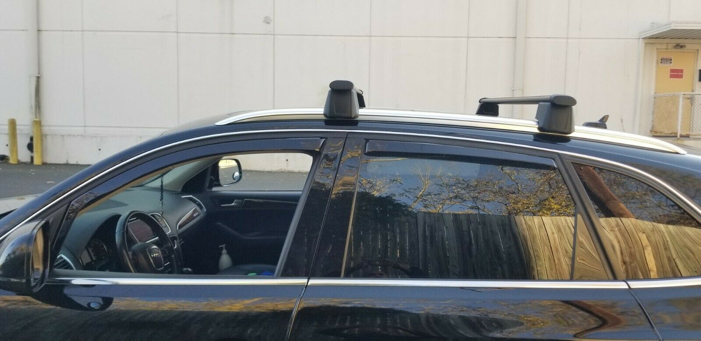 AUDI Q5 IN-CHANNEL RAIN GUARDS WIND DEFLECTORS 2018-2024 4PC SET