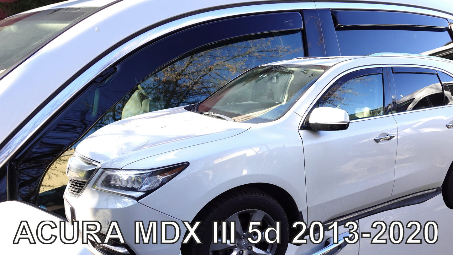 ACURA MDX IN CHANNEL RAIN GUARDS (FITS 2014-2020) FULL SET