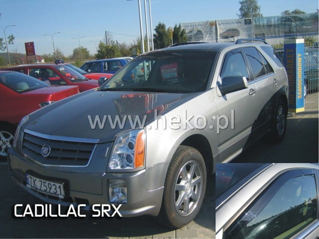 CADILLAC SRX IN-CHANNEL RAIN GUARDS WIND DEFLECTORS 2010-2016 4PC SET