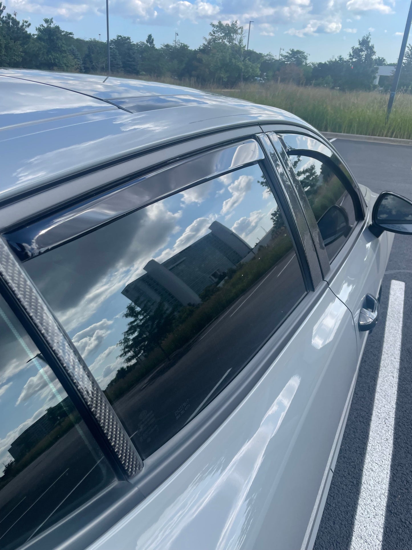 KIA STINGER IN-CHANNEL RAIN GUARDS (4PC SET IN DARK SMOKE)