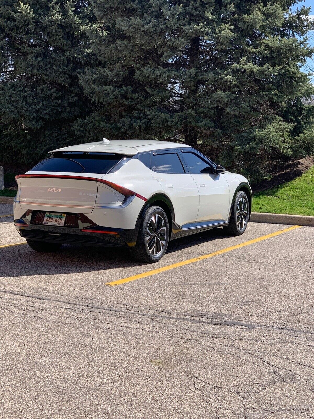 IN CHANNEL RAIN GUARDS FOR KIA EV6 4PC SET IN DARK SMOKE (2022-UP)