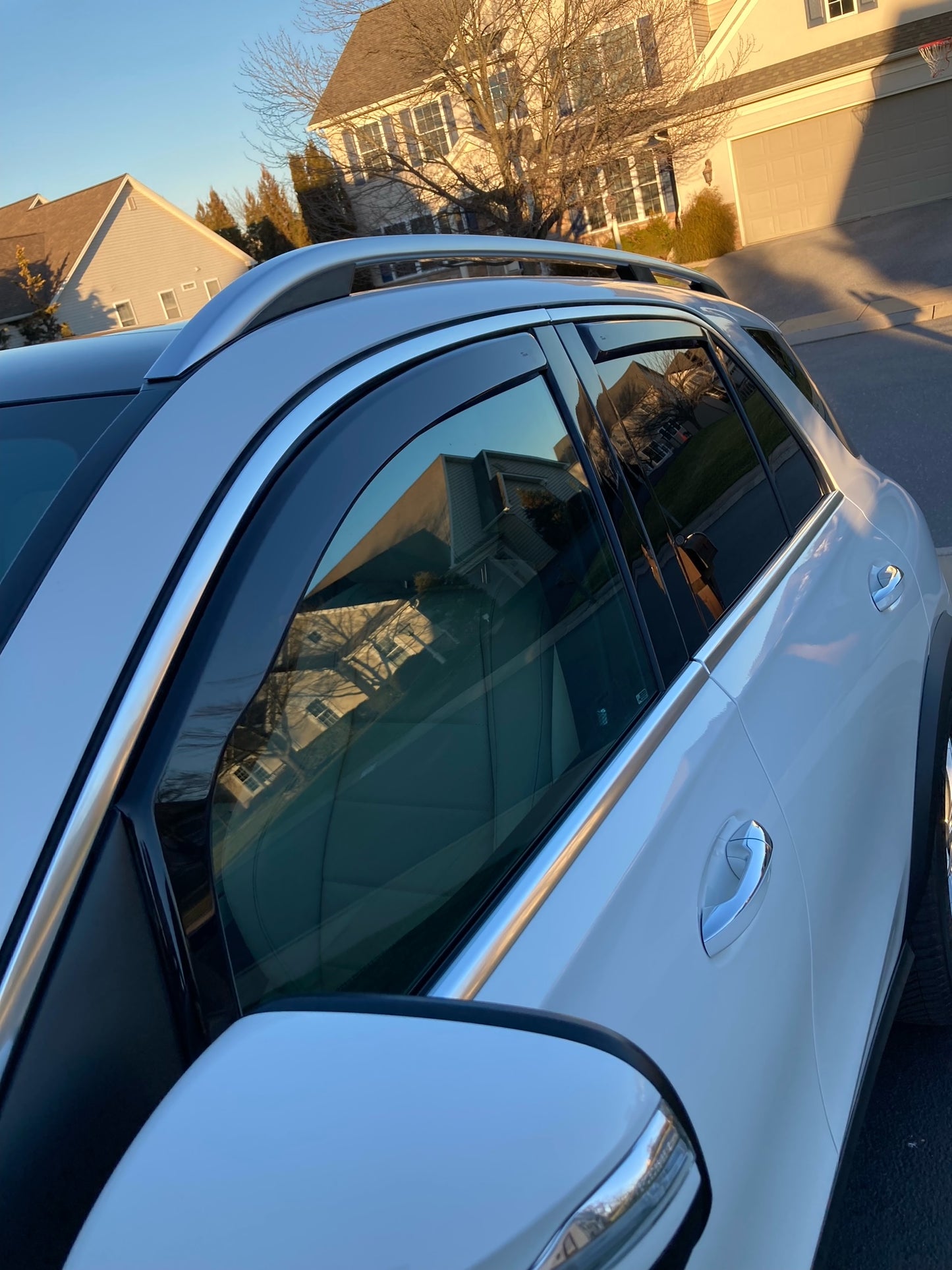 AUDI Q5 IN-CHANNEL RAIN GUARDS WIND DEFLECTORS 2018-2024 4PC SET