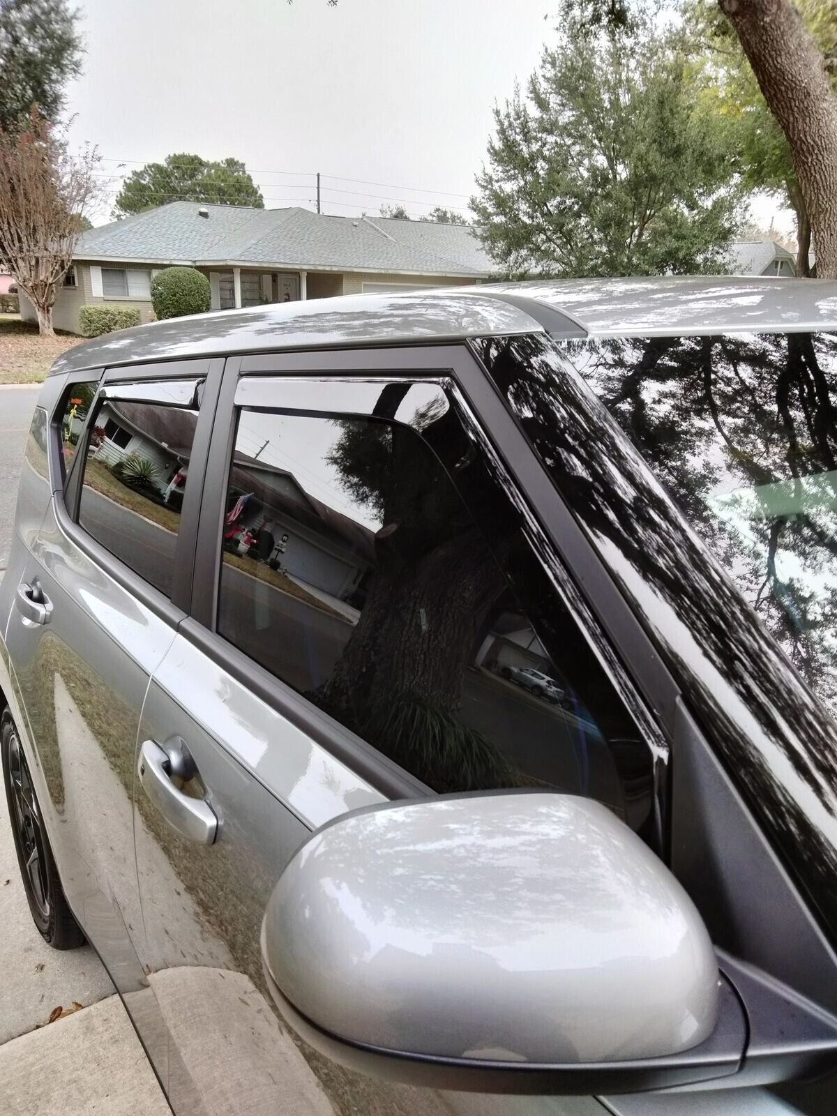 IN-CHANNEL RAIN GUARDS WIND DEFLECTORS THAT FIT KIA SOUL 2020-2026