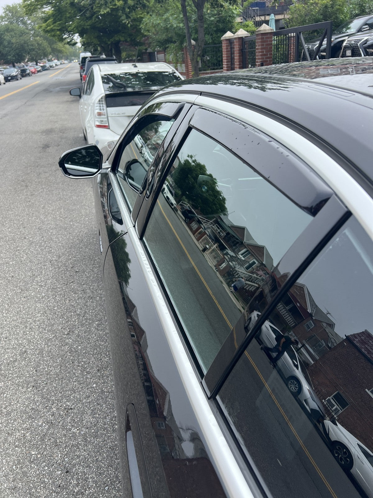 VOLVO XC60 IN-CHANNEL RAIN GUARDS WIND DEFLECTORS 2010-2017