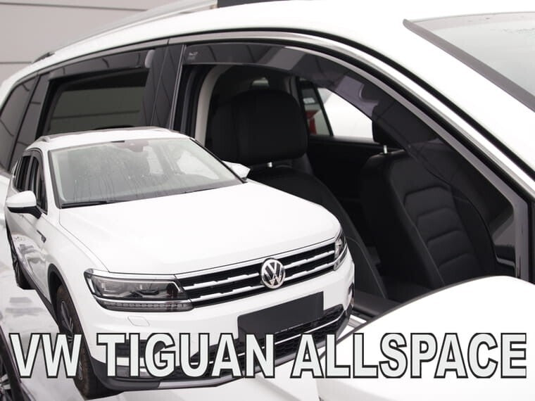 TEAM HEKO IN-CHANNEL RAIN GUARDS FOR VW TIGUAN 2018-2024 ( 4 piece set)