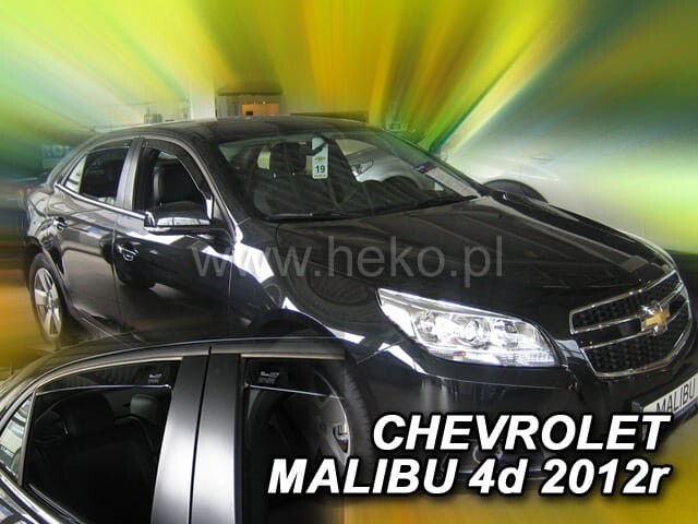 CHEVY MALIBU IN-CHANNEL RAIN GUARDS WIND DEFLECTORS 2013-2015