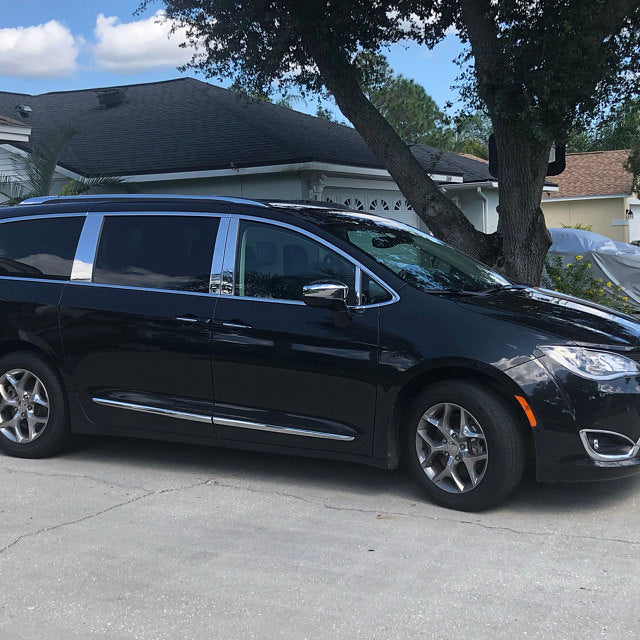 CHROME PILLARS FOR CHRYSLER PACIFICA 2017-2023 (8PC)