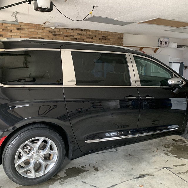 CHROME PILLARS FOR CHRYSLER PACIFICA 2017-2023 (8PC)