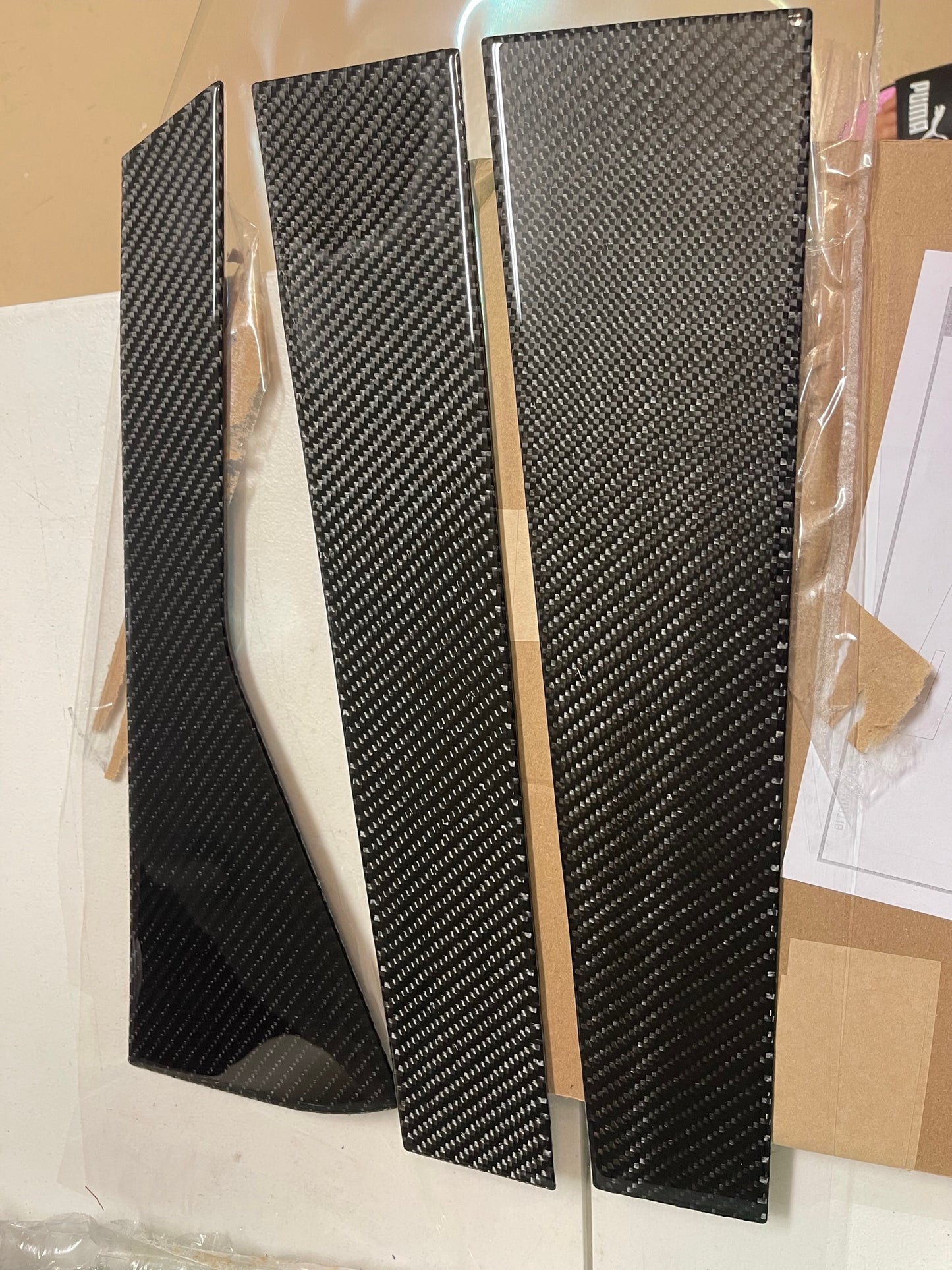 REAL CARBON FIBER PILLAR Posts for FORD BRONCO SPORT (2021-UP) 6pc