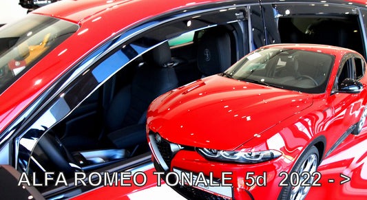 ALFA ROMEO TONALE IN-CHANNEL RAIN GUARDS (4-PIECE SET)