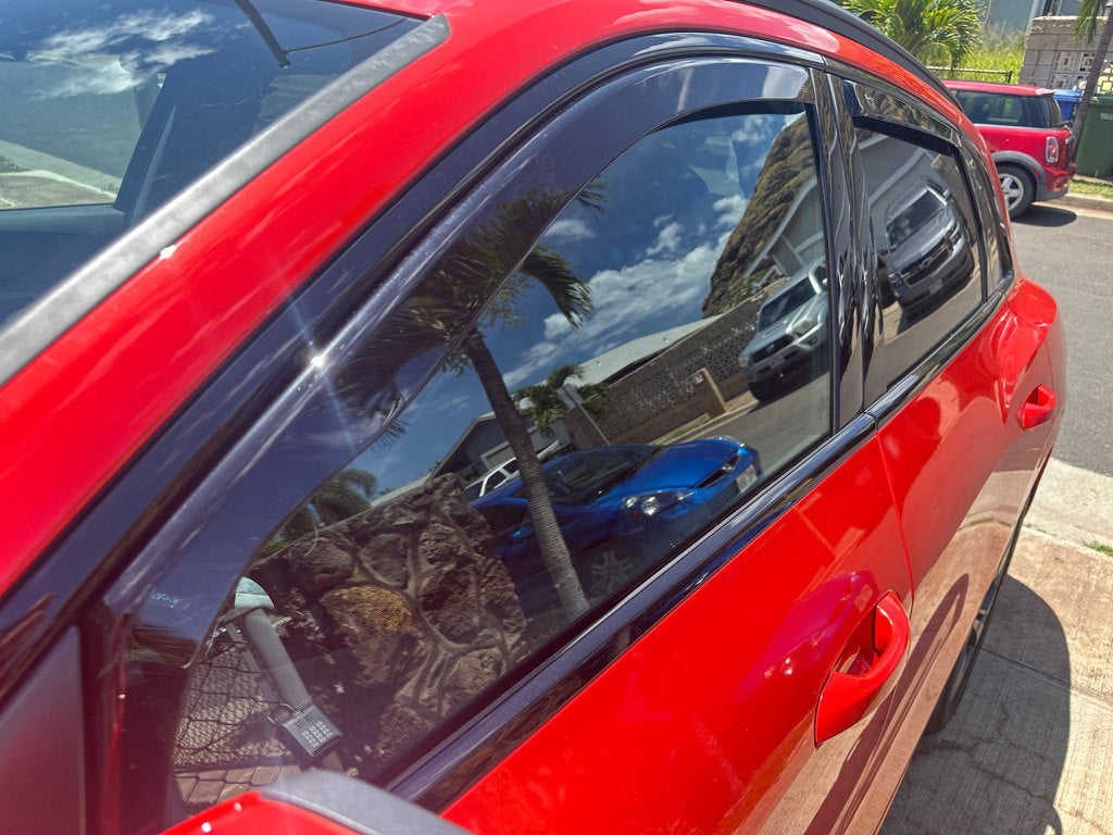 BMW X1 IN CHANNEL RAIN GUARDS ( FITS 2023-UP) FULL SET IN DARK SMOKE