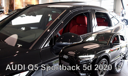 AUDI Q5 SPORT BACK IN-CHANNEL RAIN GUARDS WIND DEFLECTORS 2021-UP 4PC SET (Copy)