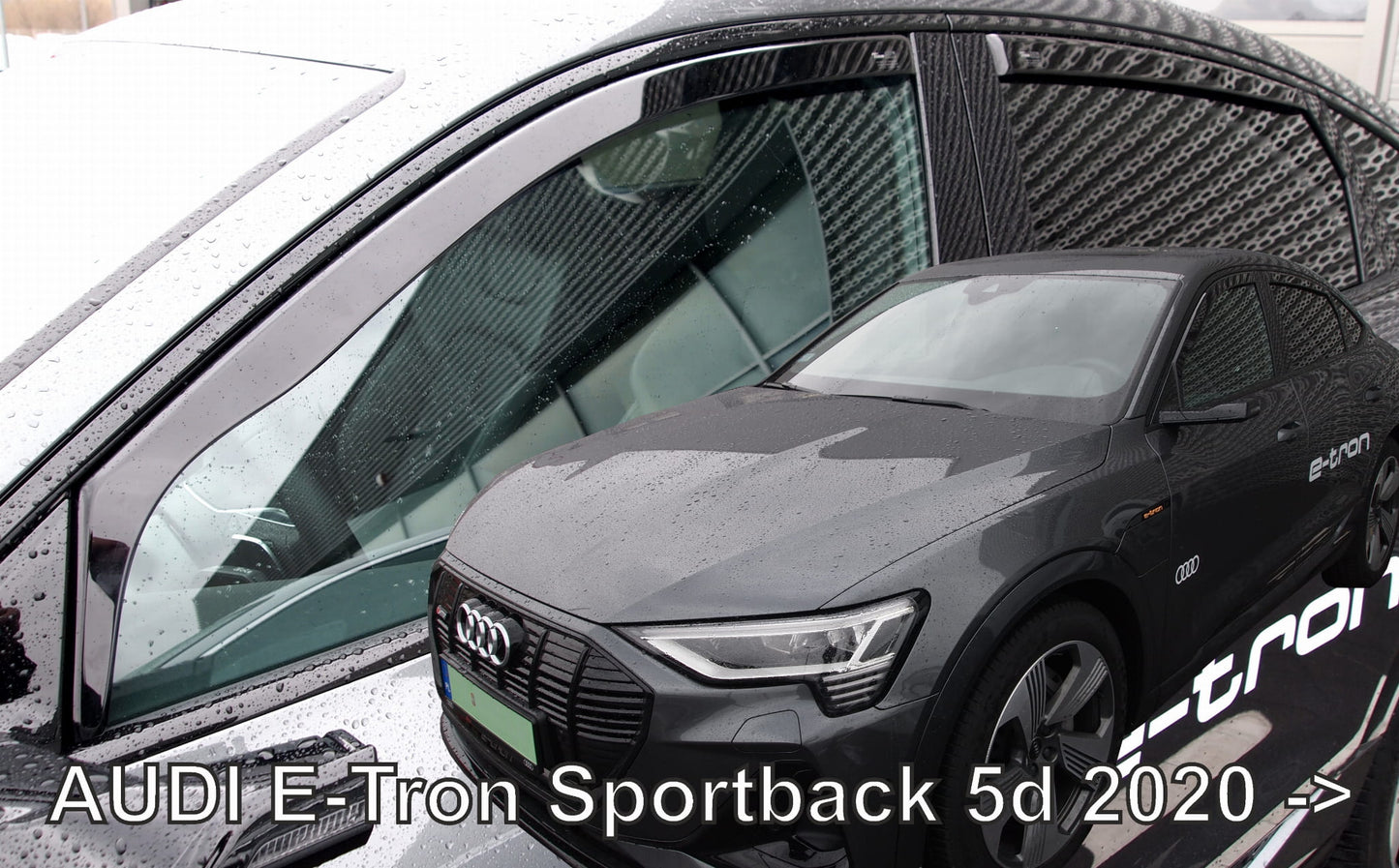 AUDI E-TRON SPORTBACK IN CHANNEL RAIN GUARDS ( FITS 2020-UP) FULL SET