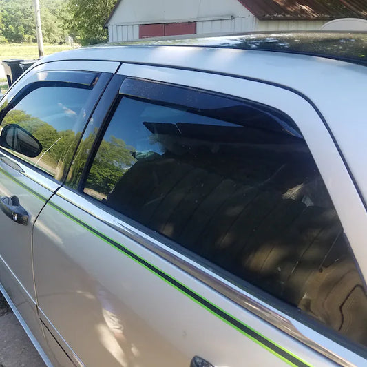 CHRYSLER 300 IN CHANNEL RAIN GUARDS (FITS 2005-2010) FULL SET