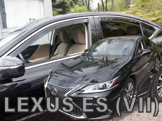 LEXUS ES IN CHANNEL RAIN GUARDS (FITS 2019-UP) FULL SET