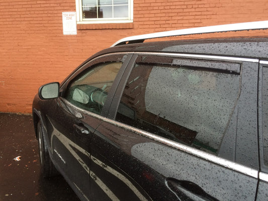 BMW X1 IN-CHANNEL RAIN GUARDS WIND DEFLECTORS 2016-2022 FULL SET