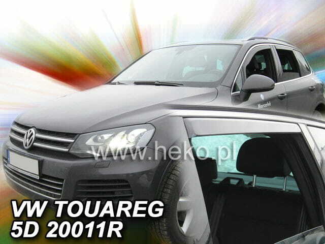 TEAM HEKO IN-CHANNEL RAIN GUARDS FOR VW  TOUAREG 2011-2018 ( 4 piece set)