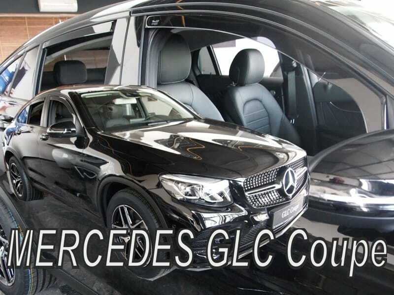 TEAM HEKO IN-CHANNEL VENT VISORS FOR MERCEDES GLC COUPE 2018-2022 FULL SET)