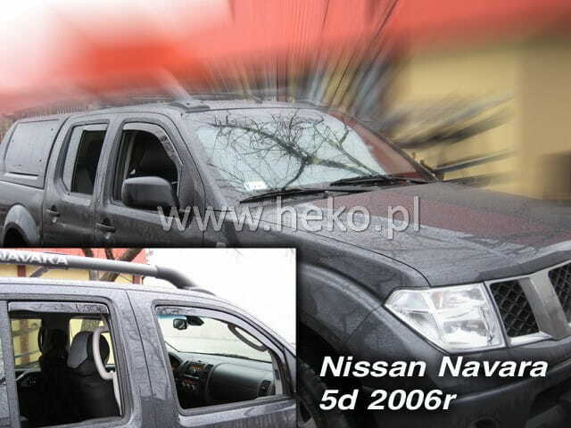 IN-CHANNEL RAIN GUARDS WIND DEFLECTORS FOR NISSAN FRONTIER (FULL SET) 2004-2019