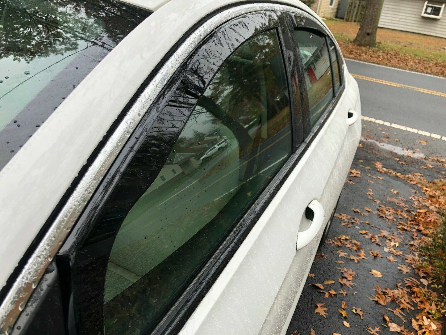 BMW X5 IN-CHANNEL RAIN GUARDS WIND DEFLECTORS 2007-2018 ( FULL SET) DARK SMOKE