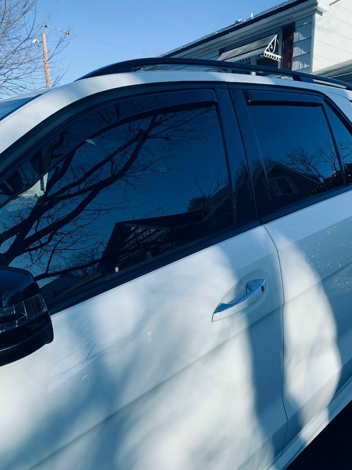 MERCEDES GLE IN-CHANNEL RAIN GUARDS WIND DEFLECTORS 2016-2019 FRONTS & REARS