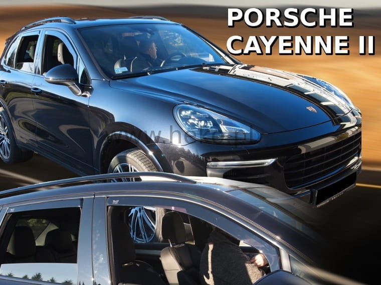 TEAM HEKO IN-CHANNEL VENT VISORS FOR PORSCHE CAYENNE  2011-2017 ( FULL SET)