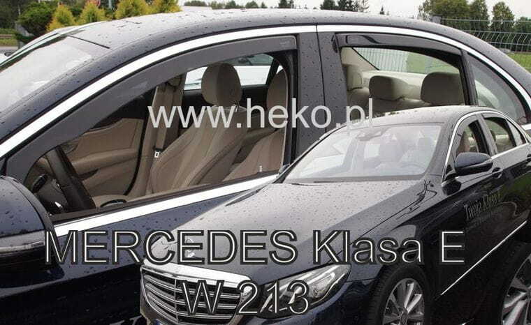 MERCEDES E-CLASS IN-CHANNEL RAIN GUARDS WIND DEFLECTORS 2017-2023 ( 4PC SET)