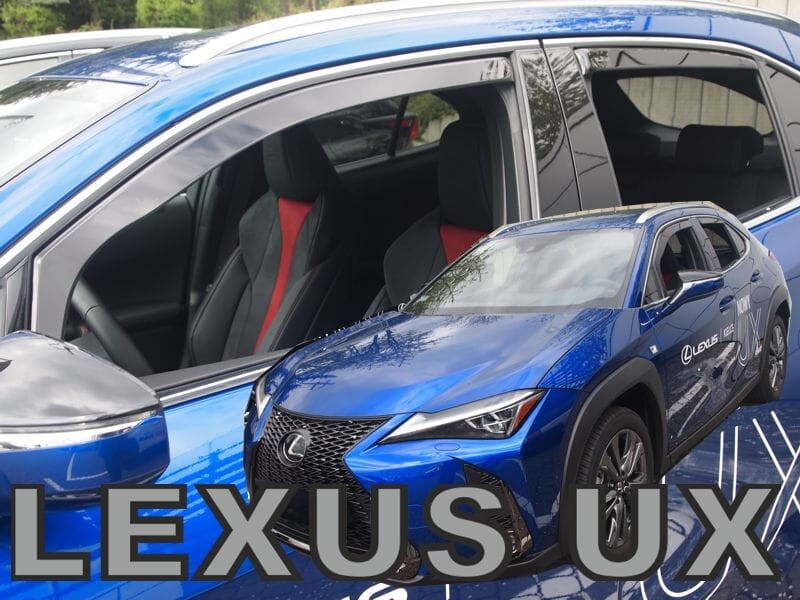 TEAM HEKO IN-CHANNEL VENT VISORS FOR LEXUS UX 2019-2024 FULL SET)