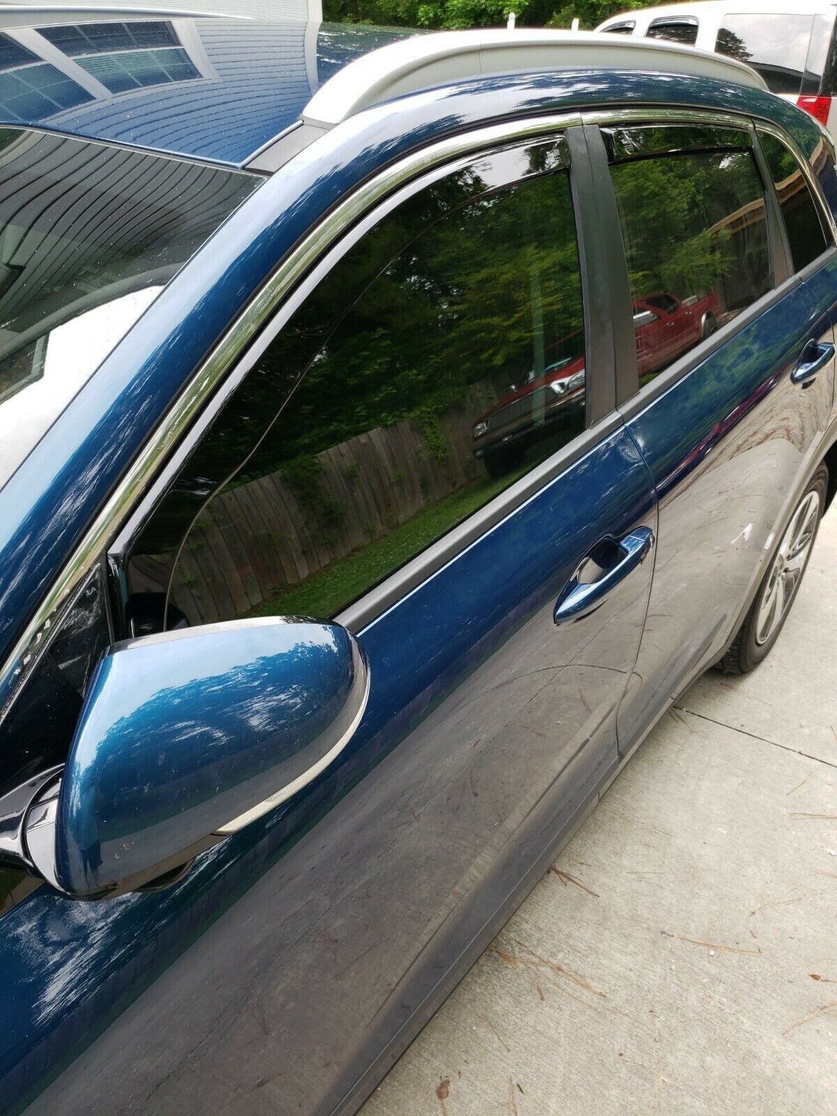 IN-CHANNEL RAIN GUARDS WIND DEFLECTORS FOR HONDA HR-V 2023-UP 4PC DARK SMOKE