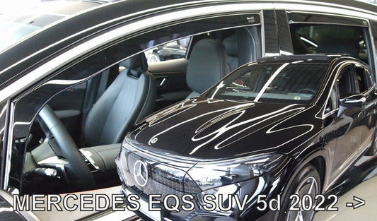 TEAM HEKO IN-CHANNEL VENT VISORS FOR MERCEDES EQS SUV 2023-UP  FULL SET)