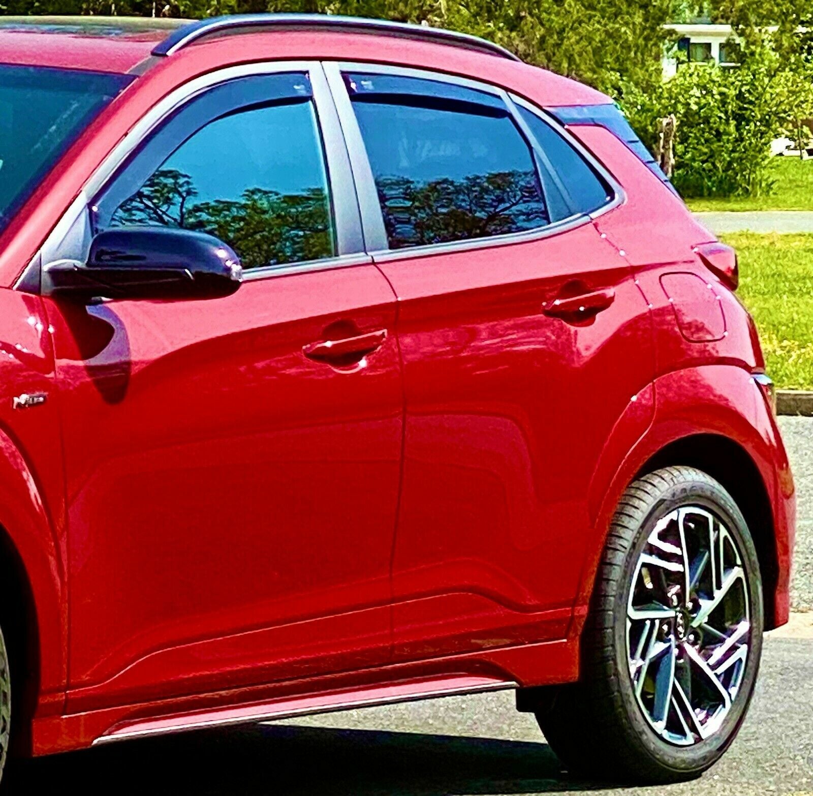 TEAM HEKO IN-CHANNEL VENT VISORS FOR HYUNDAI KONA ( FULL SET) 2018-2023