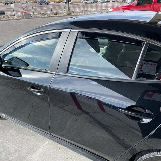 VOLVO S90 IN-CHANNEL RAIN GUARDS WIND DEFLECTORS 2017 (4PC)