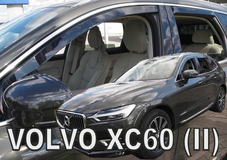 VOLVO XC60 IN-CHANNEL RAIN GUARDS WIND DEFLECTORS 2018-2026 ( 4PC)
