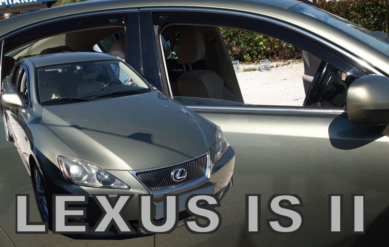 TEAM HEKO IN-CHANNEL VENT VISORS FOR LEXUS IS  2006-2013 ( FULL SET) 2ND GEN