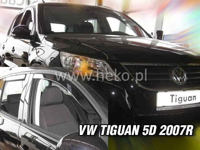 VW TIGUAN IN-CHANNEL RAIN GUARDS 2009-2017 ( 4 piece set)