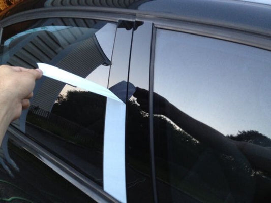 Piano Black PIllar Posts FOR VOLKSWAGEN GOLF 4 DOOR ( 2015-2019) 6PC SET