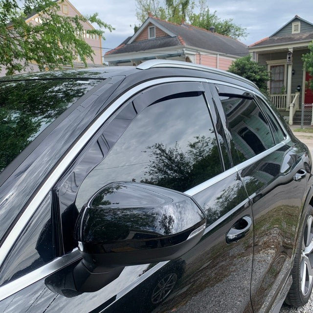 TEAM HEKO IN-CHANNEL RAIN GUARDS FOR VW  TOUAREG 2011-2018 ( 4 piece set)