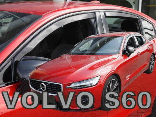 TEAM HEKO IN-CHANNEL VENT VISORS FOR VOLVO S60 ( FULL SET) 2019-2025