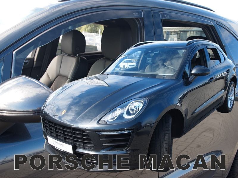 TEAM HEKO IN-CHANNEL VENT VISORS FOR PORSCHE MACAN  2015-2024 ( FULL SET)