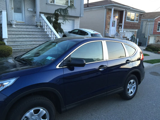 HONDA CRV CHROME PILLAR POSTS FOR 2012-2016  6 PILLARS INCLUDED