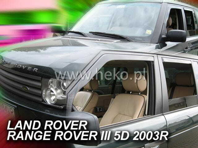 IN-CHANNEL RAIN GUARDS FOR LAND ROVER RANGE ROVER HSE (4 PIECE SET)  2002-2012