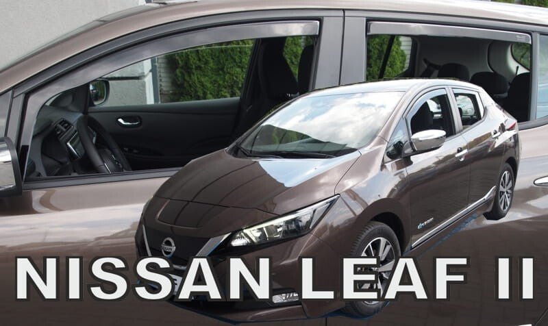 TEAM HEKO IN-CHANNEL RAIN GUARDS FOR NISSAN LEAF 2018-2024 (4 piece set)