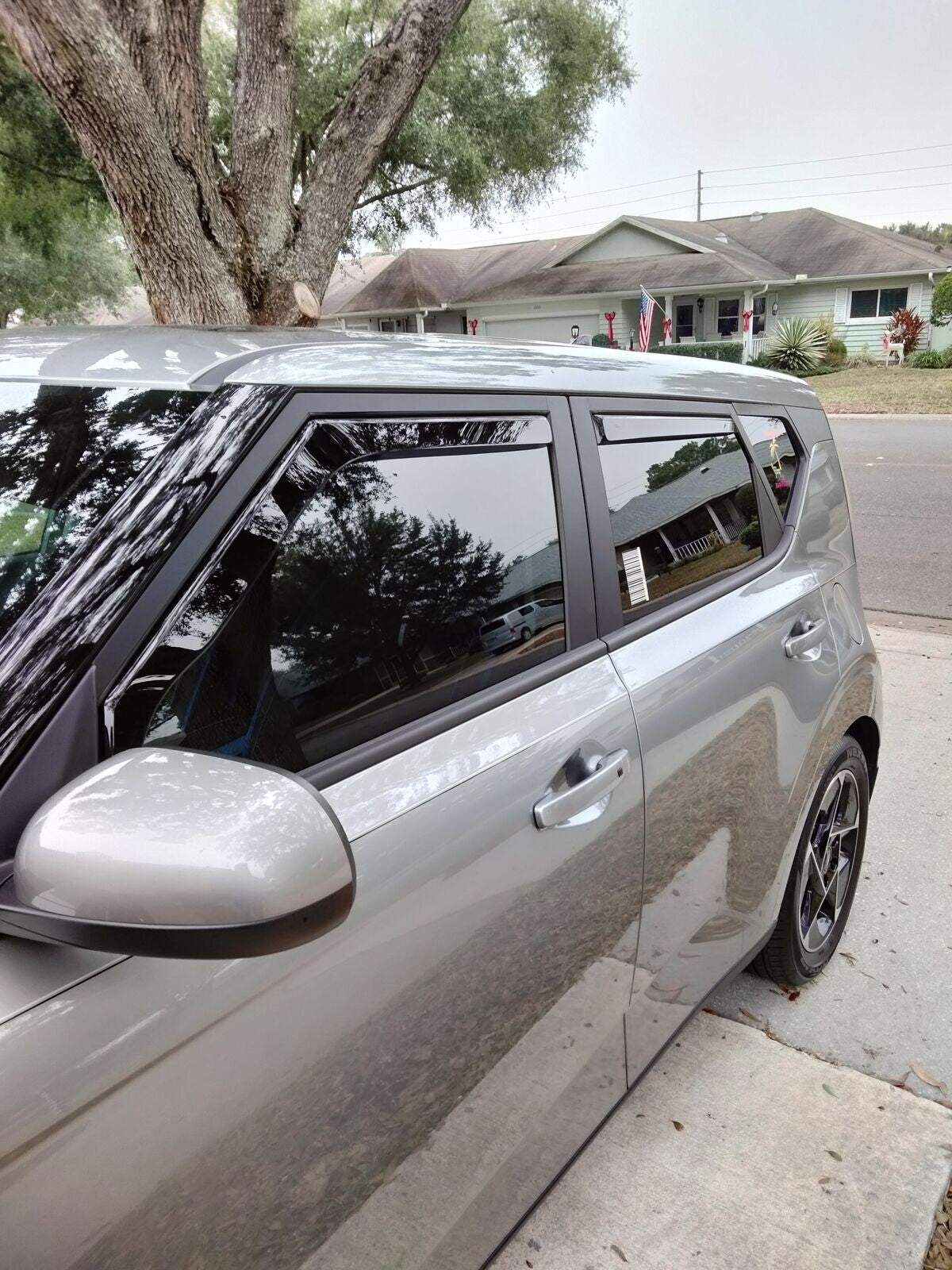 IN-CHANNEL RAIN GUARDS WIND DEFLECTORS THAT FIT KIA SOUL 2020-2026