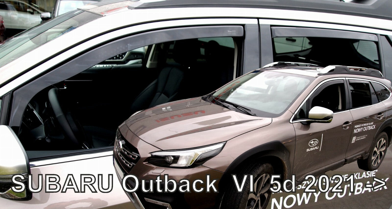 TEAM HEKO IN-CHANNEL VENT VISORS FOR SUBARU OUTBACK 2020-2025 ( FULL SET)