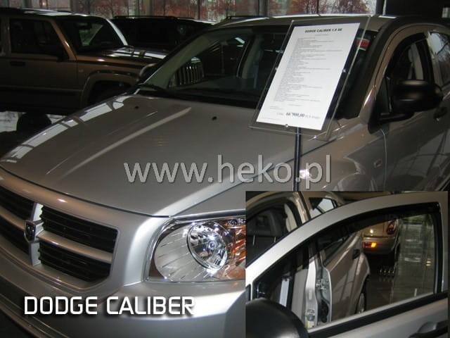 TEAM HEKO IN-CHANNEL VENT VISORS FOR DODGE CALIBER (FULL SET) 2007-2012