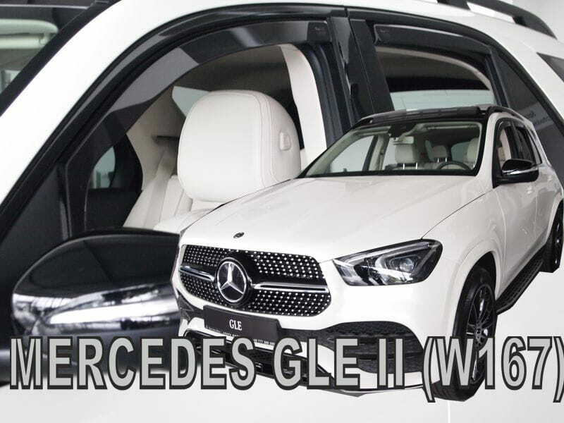 MERCEDES GLE IN-CHANNEL RAIN GUARDS WIND DEFLECTORS 2020-2026 FRONTS & REARS