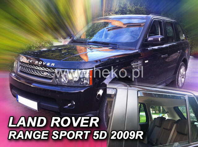 IN-CHANNEL RAIN GUARDS FOR LAND ROVER RANGE ROVER SPORT (4 PIECE SET)  2006-2013