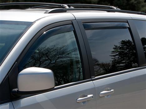 MERCEDES ML IN-CHANNEL RAIN GUARDS WIND DEFLECTORS 2007-2011 FRONT & REAR