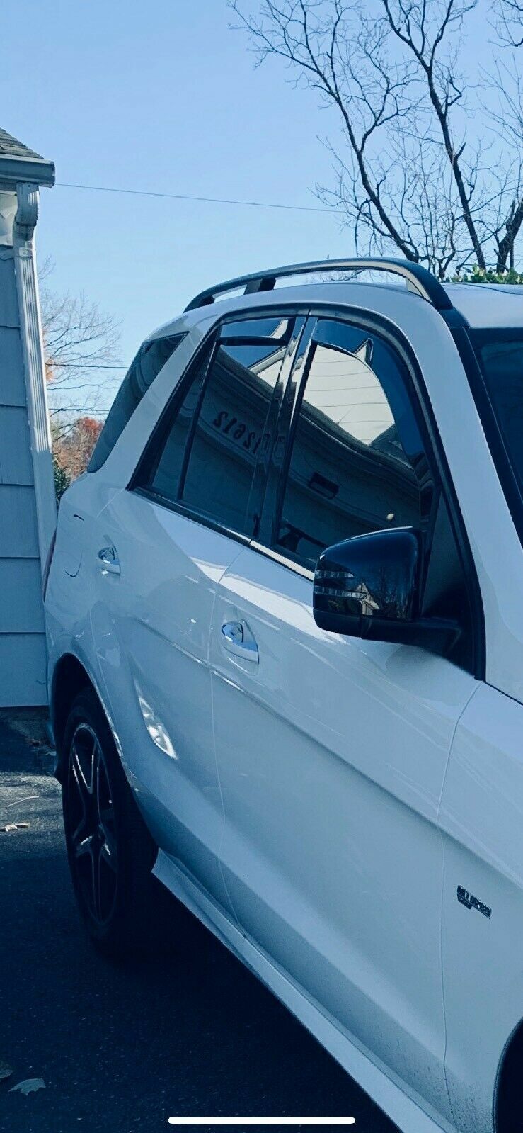 MERCEDES GLE IN-CHANNEL RAIN GUARDS WIND DEFLECTORS 2016-2019 FRONTS & REARS