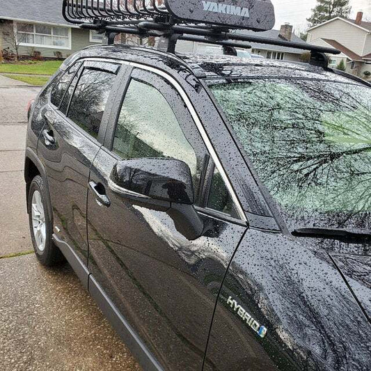 IN-CHANNEL RAIN GUARDS WIND DEFLECTORS FITS NISSAN ROGUE 2021-2024